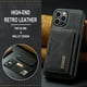 thumbnail image 1 of Wallet Case For IPhone 14 13 12 Pro Max Plus With Card Holder,Detachable Magnetic Faux Leather Kickstand Case With 8 Card Slots,Shockproof Cover, 1 of 3