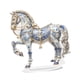 thumbnail image 1 of Señal Acrílica En Forma De Caballo 2D Con Estatua Del Soporte Para La Chimenea De Vacaciones De Gabinete Azul, 1 of 5