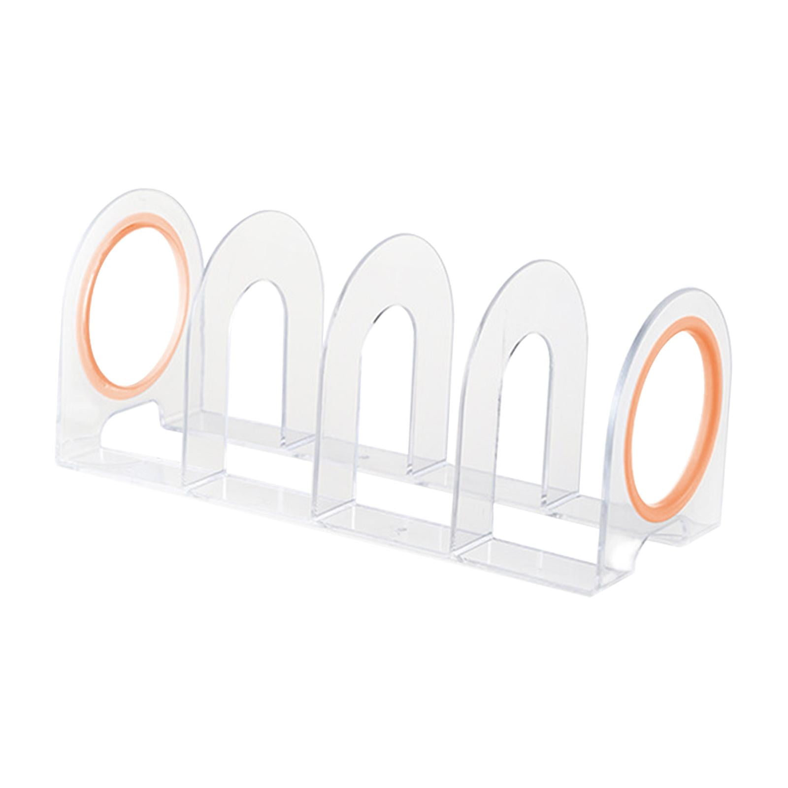 Magideal - Estantería De Escritorio, Clasificador De Carpetas, Sujetalibros, Decoración, Organizador De Sujetalibros, Soporte Para Libros Para Correo, Mujeres Y Anillos Amarillos