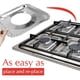 thumbnail image 3 of Forros para quemadores de gas Spare Essentials, papel de aluminio, paquete de 50, 3 of 6