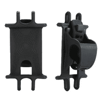 Genérico - Soporte De Silicona Porta Teléfono Celular De Bicicleta Moto Negro