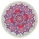 thumbnail image 1 of Toalla Redonda Mandala Rosado, 1 of 2