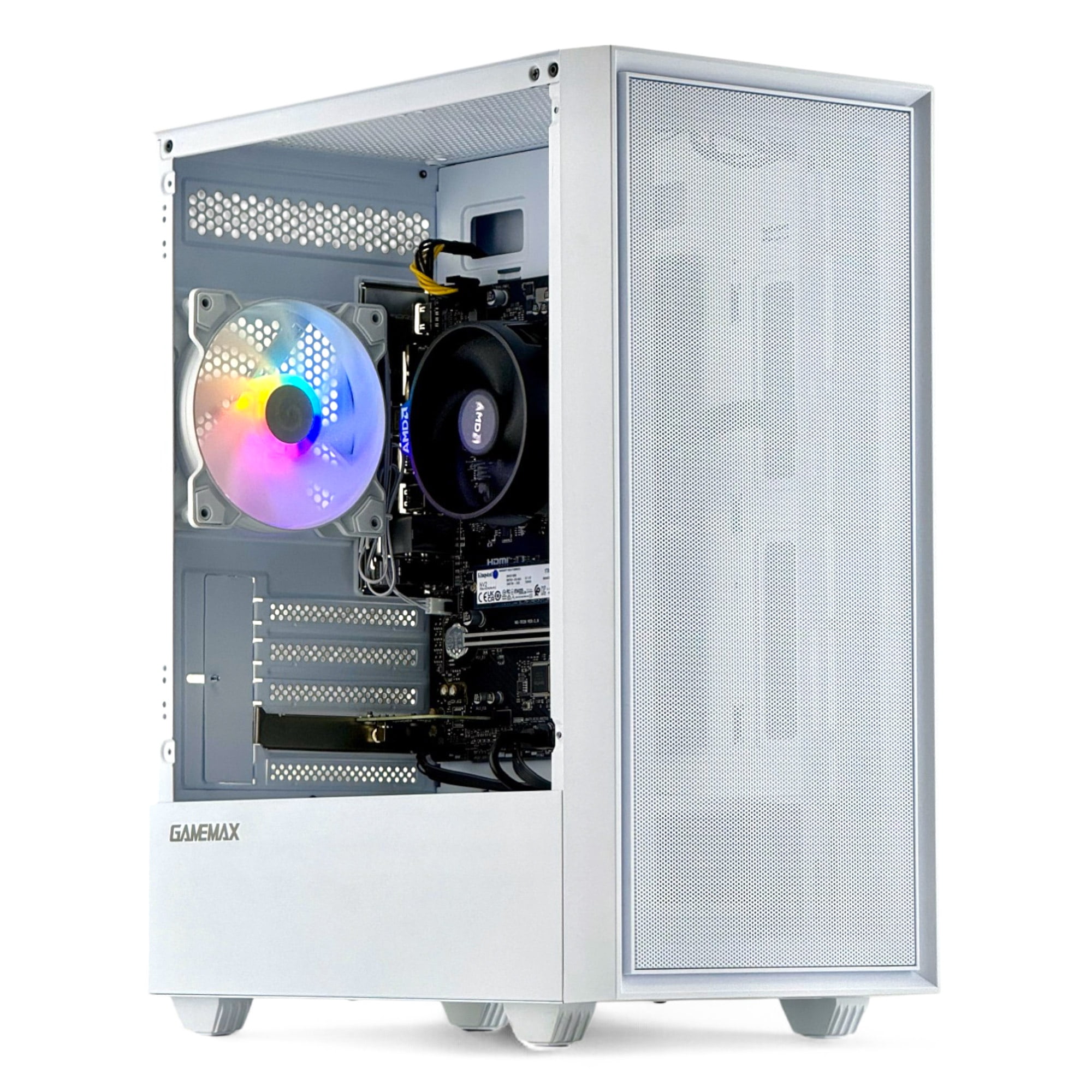 Hyperpc.cl - Pc Gamer Blanco Amd Ryzen 5 5600gt 16gb 1tb Radeon Vega Wifi