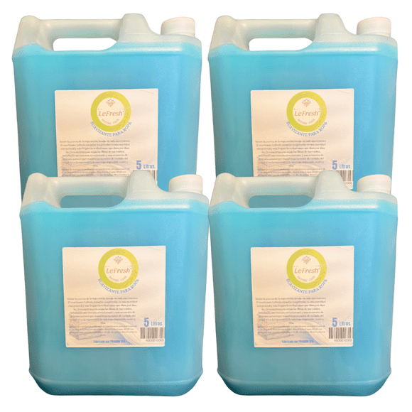 Suavizante Ropa Concentrado Aromatico Le Fresh 5 litros 4 Unid