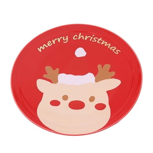 Bothyi - Platos Decorativos Únicos Del Banquete De Cena Del Servicio De Mesa De La Navidad Para El Alce Del Festival 10Inch Del Regalo