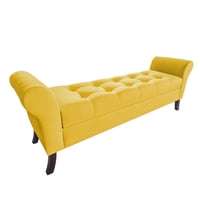 Genérico - Banqueta Baul Tucson King Color Amarillo