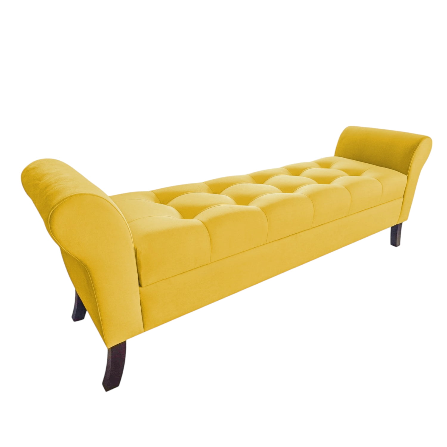 Genérico - Banqueta Baul Tucson King Color Amarillo