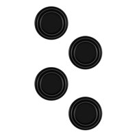 Magideal - Accesorios Universales Para Juntas Anticolisión De Puerta De Coche, Decoración De Absorción De , Amortiguador De Aislamiento Acústico, , 4X Negro Sin Señal