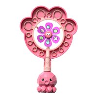 Bothyi - Máquina De Burbujas De Molino De Viento, Burbujas Que Hacen Soplador De Burbujas Para Césped, Niños Pequeños, Pulpo