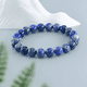 thumbnail image 2 of Pulsera de piedra lapislazuli 6mm hombre mujer moda, 2 of 3