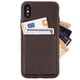 thumbnail image 2 of Funda Vaultskin Eton para iPhone X/XS color marrón con billetera, 2 of 4