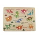 thumbnail image 3 of Rompecabezas de clavija de madera preescolar educativo Montessori Toy Dinosaur, 3 of 5