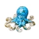 thumbnail image 1 of Figura De Pulpo De Grava De Cristal, Animal Marino Coleccionable Para El Hogar, Sala De Estar, Azul Turquesa, 1 of 5