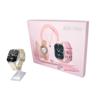 Genérico - Smartwatch A58Plus Con Pantalla Táctil | Reloj Inteligente Beige Plateado