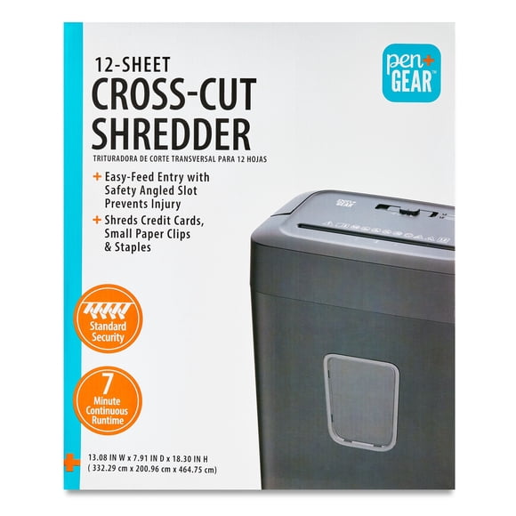 Destructora PenGear 12 hojas Corte Cruzado P4