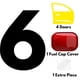 thumbnail image 2 of [Con 3M] Protector de taza de manija de puerta de coche 6 unidades, transparente y autorreparador, 2 of 9