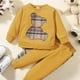 thumbnail image 1 of Get Your Little Ones Cozy and Cute with Our 2-Piece Toddler Baby Bear Embroidery Sweatshirt and Splicing Pant Set - Perfect for Casual Wear!, 1 of 5