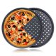 thumbnail image 1 of Paquete de 2 sartenes para pizza de acero al carbono, perforadas, antiadherentes, 31 cm, 1 of 9