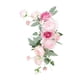 thumbnail image 1 of Corona Flores De Seda Peonía Rosa, 1 of 3