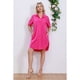 thumbnail image 1 of Vestido Corto Algodón Mujer Blusón Manga Corta Botones 3276, 1 of 3