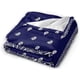 thumbnail image 2 of Manta de microfibra ultrasuave azul con bandana Wabaodan de 152 cm x 127 cm, 2 of 4