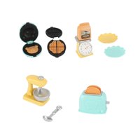Magideal - En Miniatura, Mini Escena De Cocina, Manualidades, Escena Para Hornear, Platos De Juguete De Imitación, Báscula Electrónica Para Niños , C C
