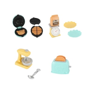 Magideal - En Miniatura, Mini Escena De Cocina, Manualidades, Escena Para Hornear, Platos De Juguete De Imitación, Báscula Electrónica Para Niños , C C