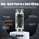 thumbnail image 4 of Interruptor de luz ThUnderway Decorator Paddle Rocker de 3 vías, 15 A, 4 of 9