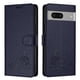 thumbnail image 1 of Funda tipo cartera FOXDOCK para Google pixel 7 con soporte, ranuras, RFID, diseño de gato, 1 of 5