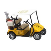 Bothyi - Mini Carrito De Golf, Modelo De Juguete, Escultura De Carrito De Golf, Adorno Para Tartas, Regalos, Amarillo