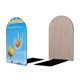 thumbnail image 2 of Gudetama: Una Aventura Huevamente Buena Sujetalibros decorativos temáticos, tope para estantería con base antideslizante, uso dual para hogar y oficina - 2 piezas, 2 of 6