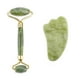 thumbnail image 1 of 2pcs/kit Gua Sha Massager For Face Care Jade Rollers Beauty Health Skin Scraping Chin Lifting Natural Stone Gouache Massage, 1 of 3