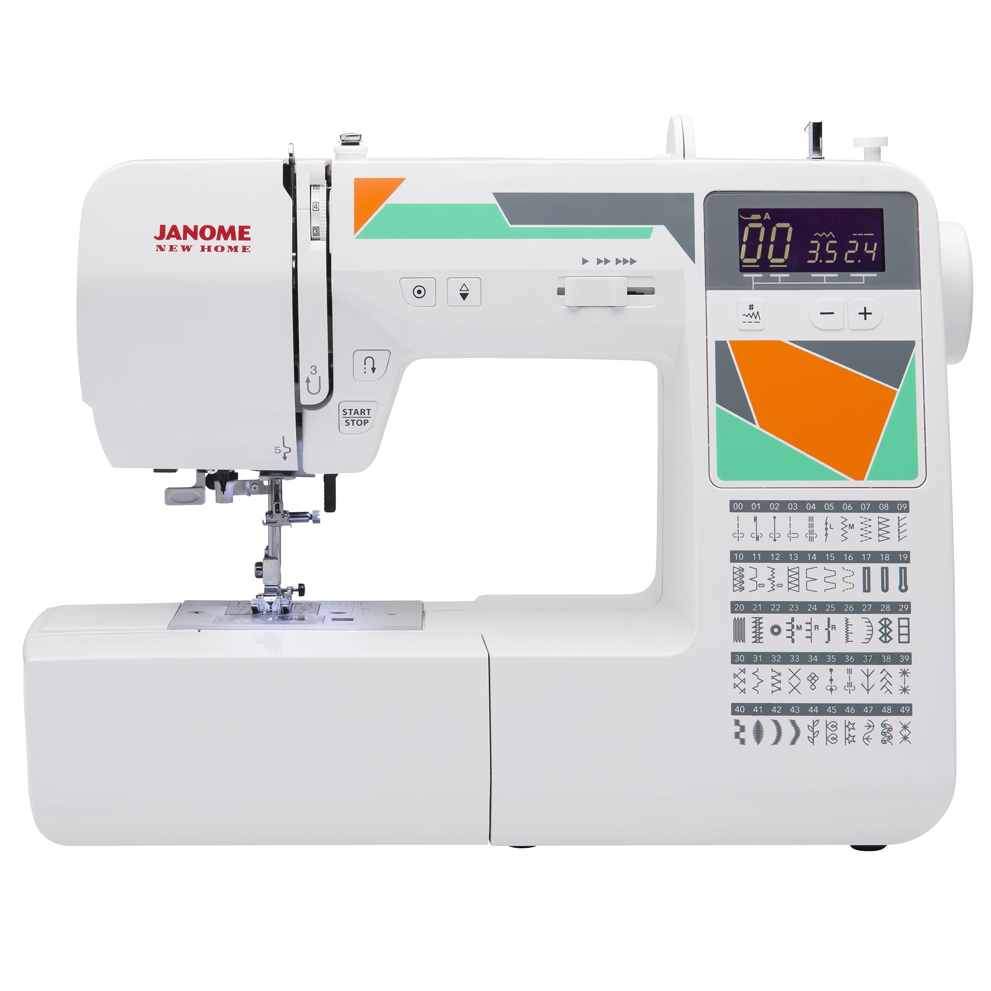 Máquina De Coser Janome Mod-50 Computerizada 50 Puntadas