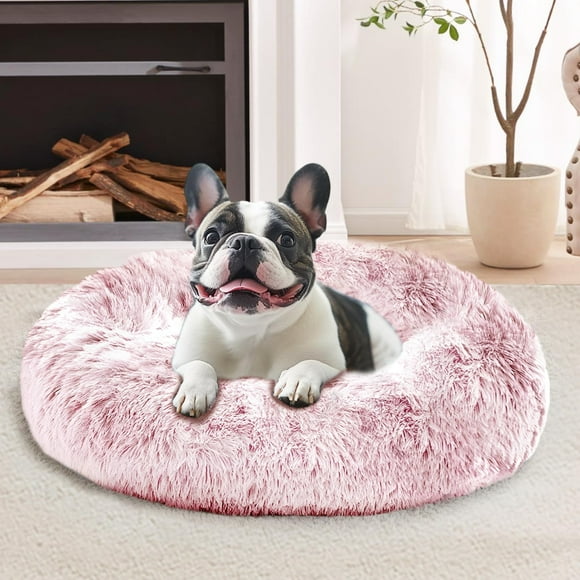 Cama para perros JOLLYVOGUE, pequeña, relajante y ansiolítica, abrazador de rosquillas