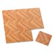thumbnail image 1 of Juego De 9 Simulación 1/12 Escala Casa De Mu?ecas Pegatina De Suelo Mu?eca Peque?a Decoración Grano De Madera Oblicuo, 1 of 1