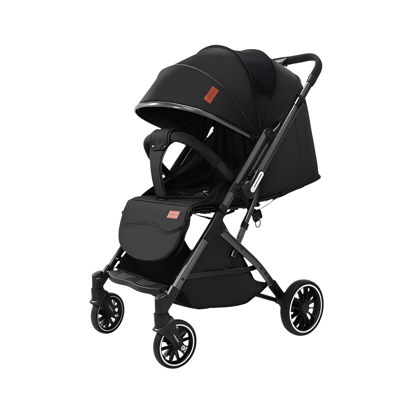 Coche Paseo Reversible Con Mosquitero Focus Negro Lubabycas