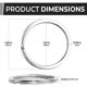 thumbnail image 2 of Llavero CREST Products 32 mm SS316 - Pack de 5, 2 of 8
