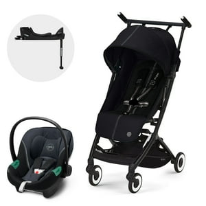 Cybex - Coche Travel System Libelle Negro + Aton S2 + Base Isofix