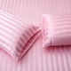 thumbnail image 3 of Juego de cama King Size con sábanas de seda satinada Lanest Housing, color rosa, 3 of 7