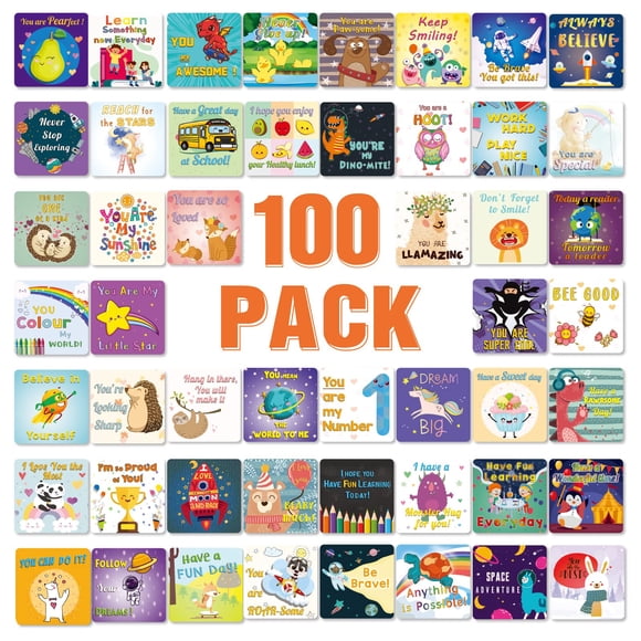 Notas para Loncheras Shemira – Pack de 100 (3,5 x 3,5 pulgadas)