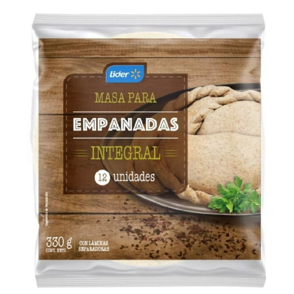 Masa Para Empanadas Integral 12 Un, 330 g
