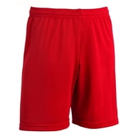 Drb - Short De Futbol Niño Rojo Liso