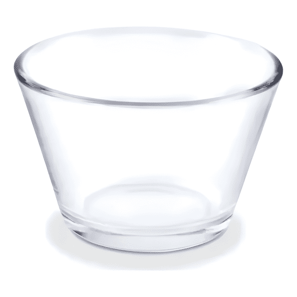 Flanera de vidrio 150ml mini bowl de postres