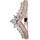 thumbnail image 4 of Anillo Pandora Wishbone Princesa Talla 7.5 Oro Rosa, 4 of 6