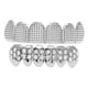 thumbnail image 2 of Fashion Shining Hip-hop Rapper Boca Gorras Dientes Personalizados Parrillas Plata, 2 of 3