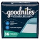 thumbnail image 1 of Almohadillas desechables GoodNites para mojar la cama, 70 x 85 cm, 36 unidades, 1 of 7