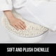 thumbnail image 4 of Tapa de inodoro GORILLA GRIP Soft Chenille Ivory Cream, 4 of 9