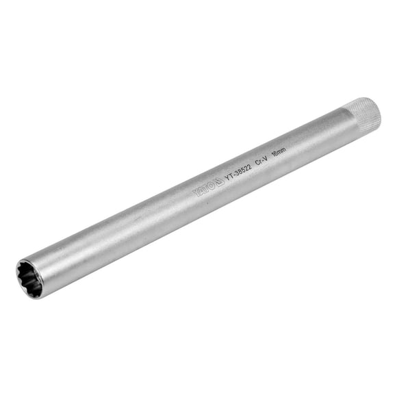 Llave Bujías 16mm 3/8'' Magnética 250mm Yato YT-38522