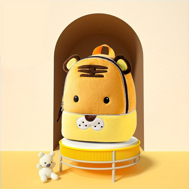 Children's Cute 3D Plush Cartoon Animal Backpack Toy Bag Small Travel Backpack