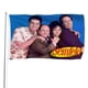 thumbnail image 1 of Seinfeld Bandera impresa con temática, regalo perfecto para fanáticos, amigos y familiares, y adecuada para actividades al aire libre e interiores, decoraciones de fiesta. 120*180CM, 1 of 6